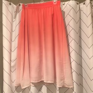 Old navy pink ombré skirt